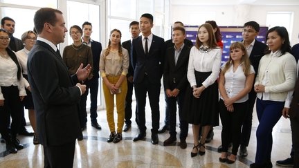 Встреча Дмитрия Медведева со студентами Бурятского государственного университета