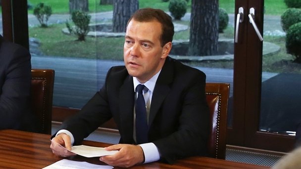 Дмитрий Медведев на встрече с руководством партии «Единая Россия» и представителями фракции партии в Государственной Думе