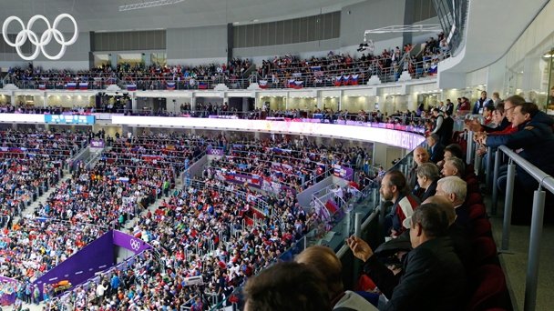 Посещение хоккейного матча между сборными России и США